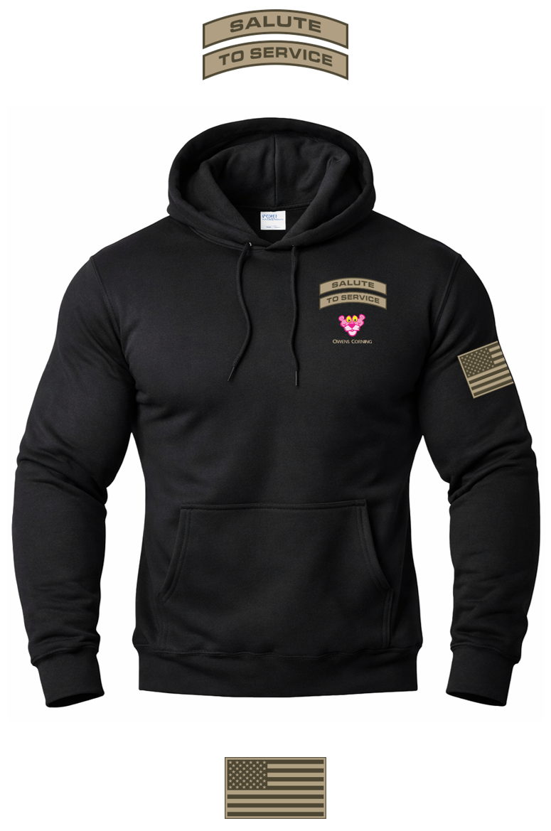 Salute to Service Hooded Sweatshirt - Owens Corning