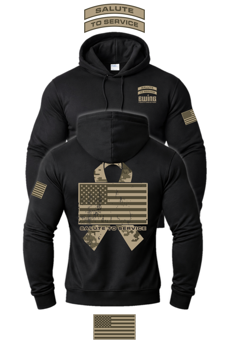 Salute to Service Hooded Sweatshirt - Ewing Supply