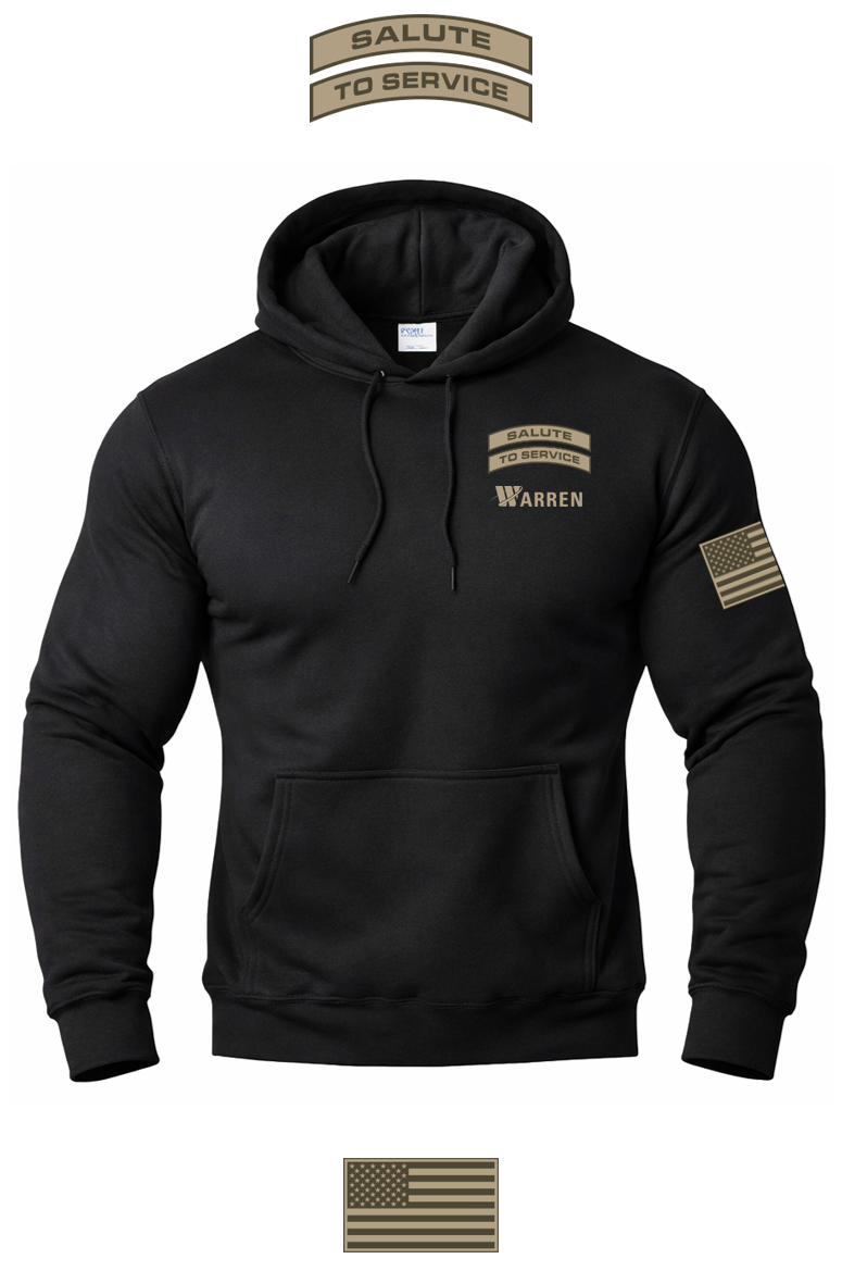 Salute to Service Hooded Sweatshirt - Warren CAT