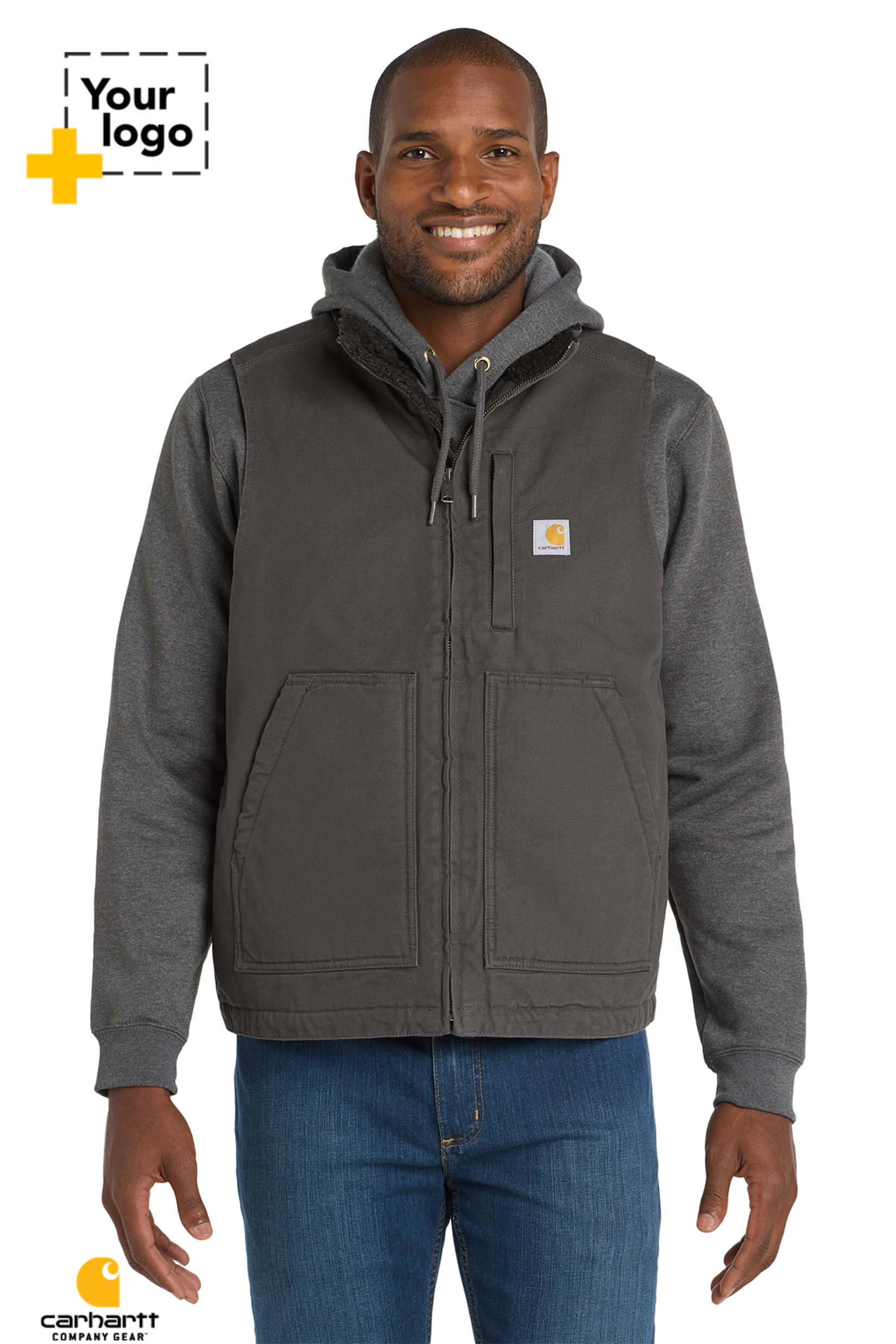 Carhartt® Sherpa-Lined Mock Neck Vest