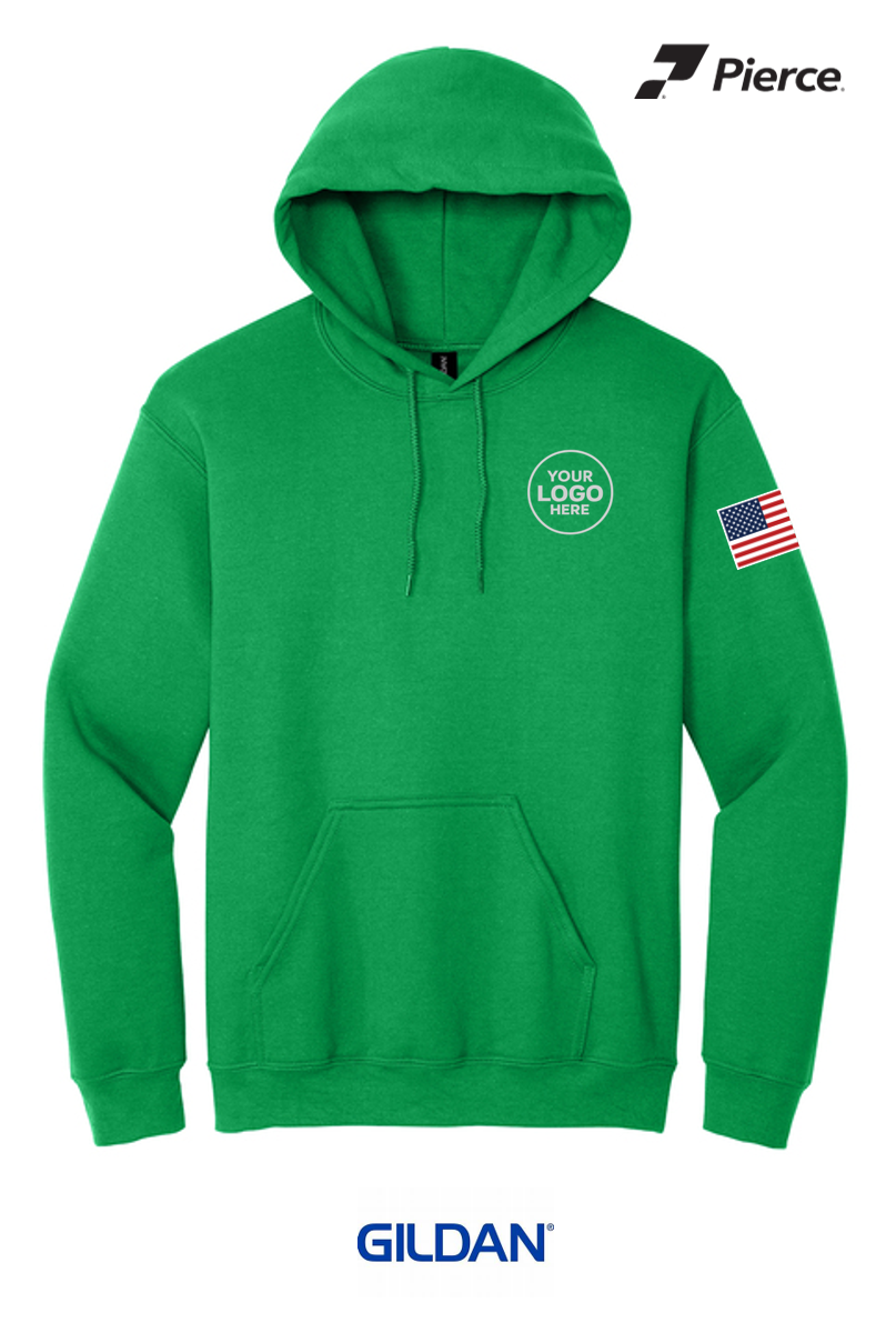 Gildan® Heavy Blend™ Hooded Sweatshirt - GREEN Salute to Service