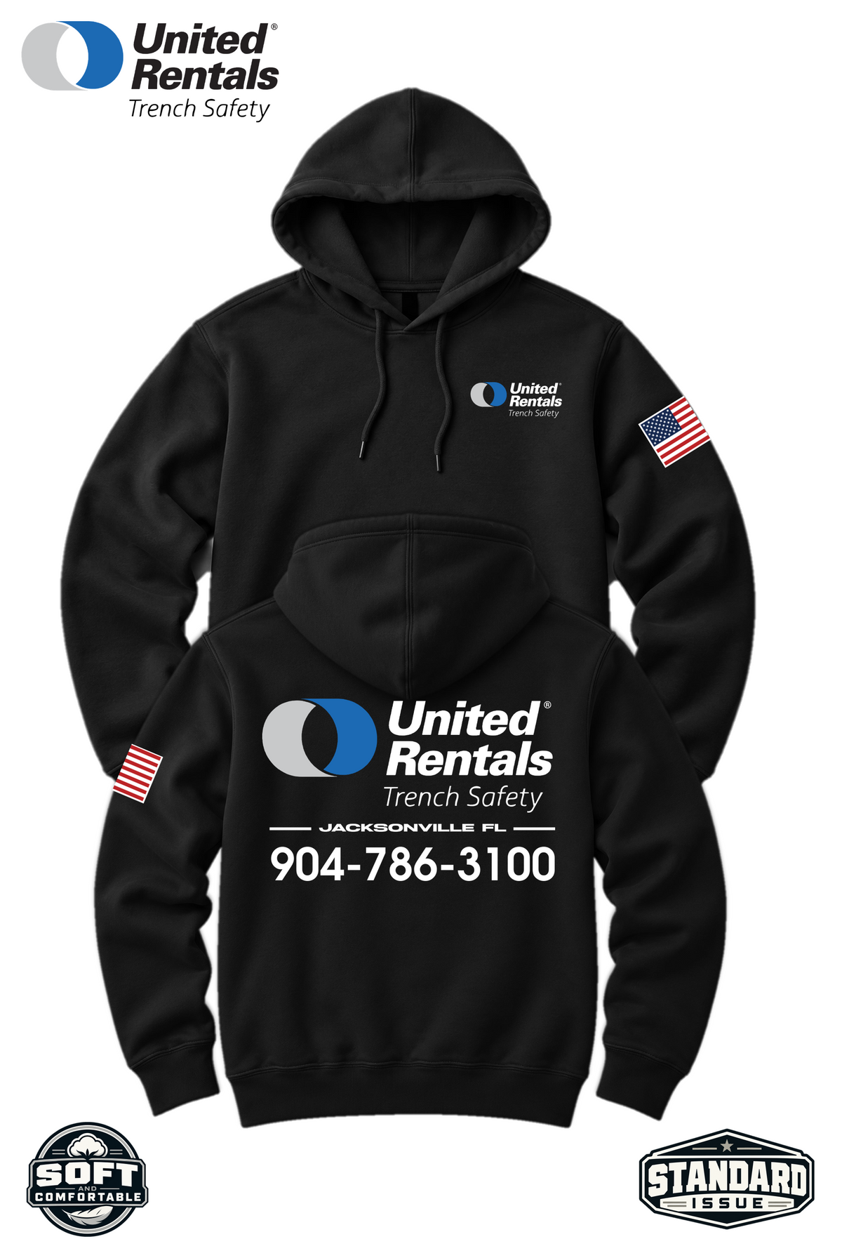 YoUR Location Hooded Sweatshirt - UR Trench Safety