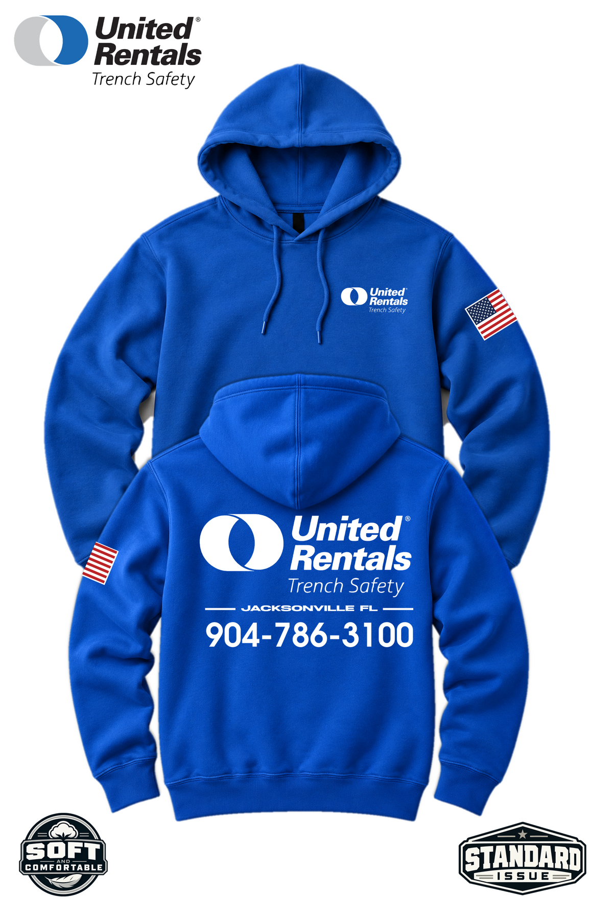 YoUR Location Hooded Sweatshirt - UR Trench Safety