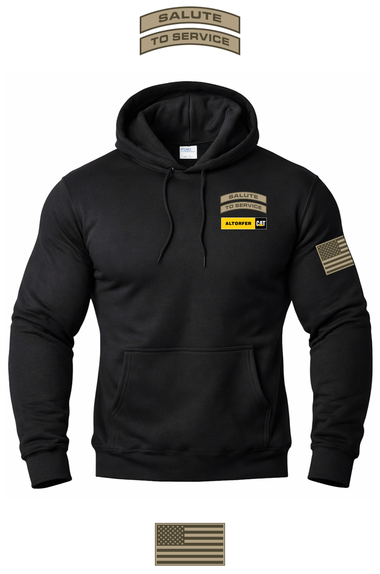 Salute to Service Hooded Sweatshirt - Altorfer CAT