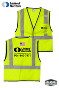 CornerStone® ANSI 107 Class 2 Economy Mesh One-Pocket Vest - Standard UR