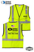 CornerStone® ANSI 107 Class 2 Economy Mesh One-Pocket Vest - UR Trench Safety