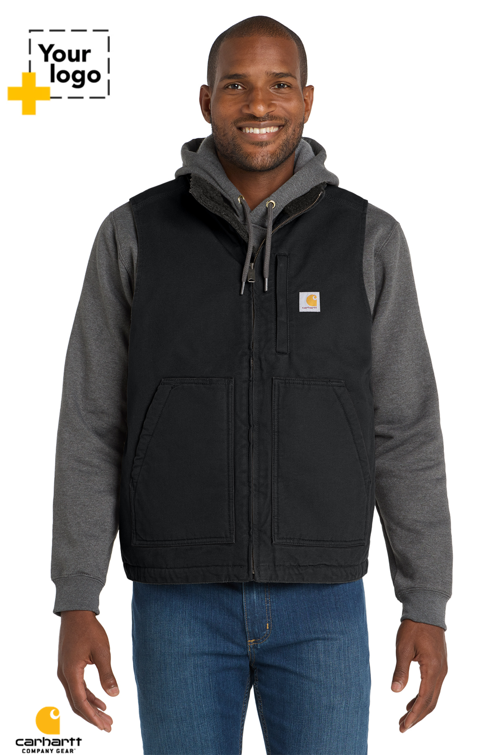 Carhartt® Sherpa-Lined Mock Neck Vest