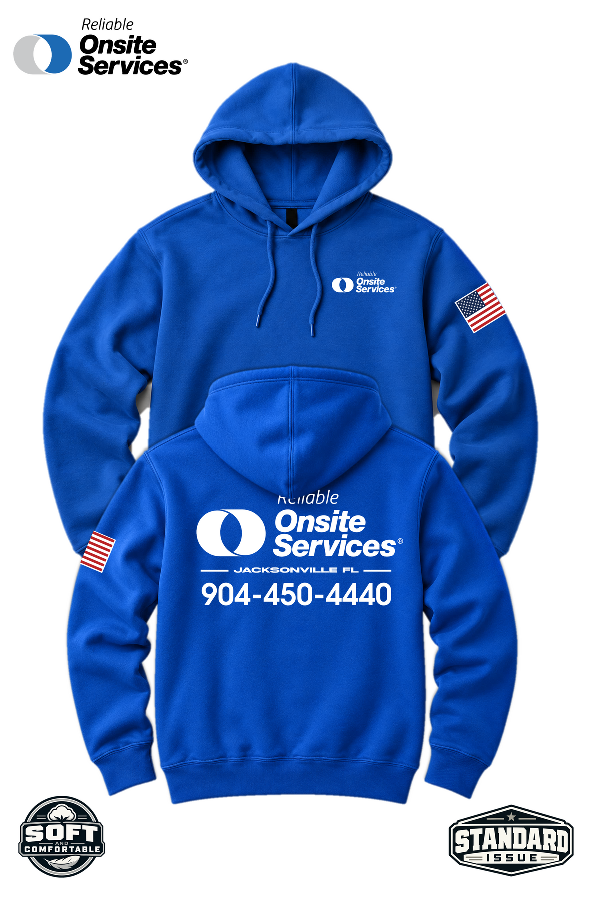 YoUR Location Hooded Sweatshirt - Reliable Onsite Services