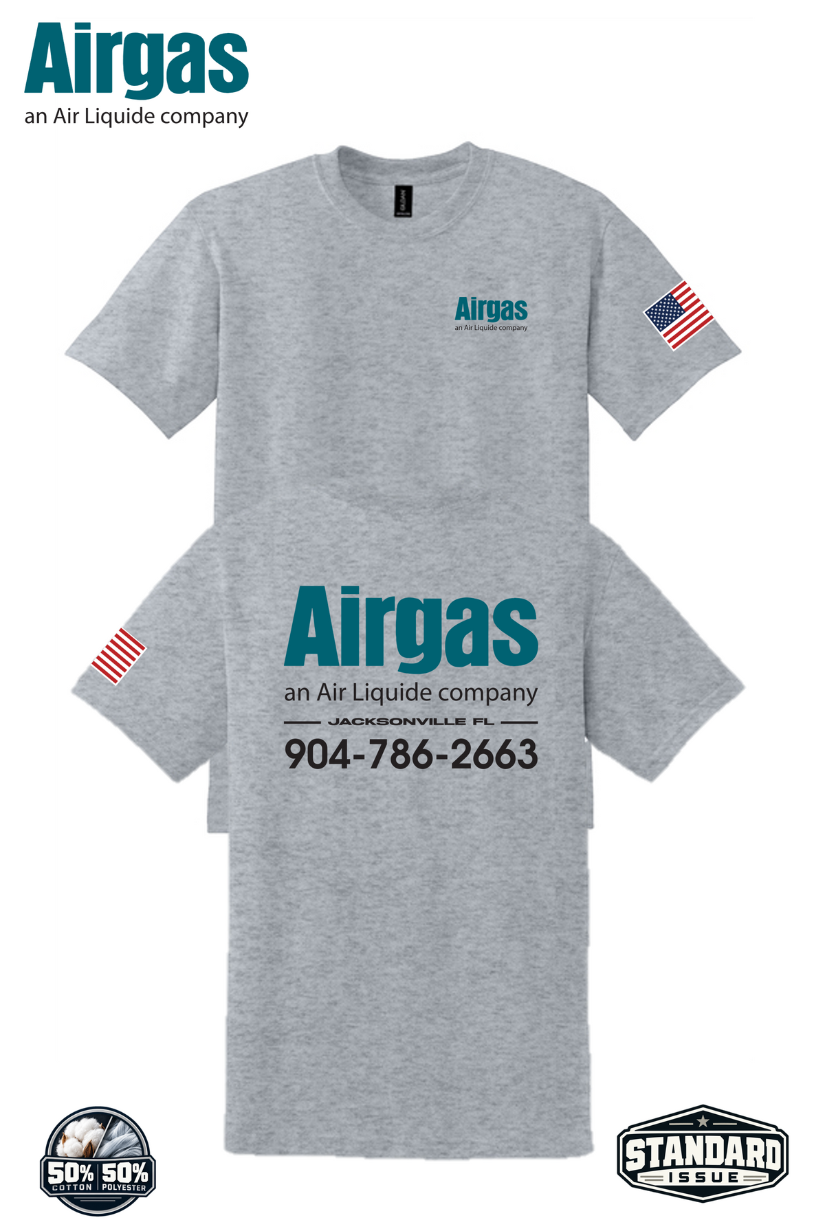 Your Location Core Blend Tee - Airgas