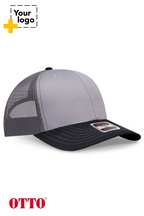 OTTO CAP 6 Panel Mid Profile Mesh Back Trucker Hat