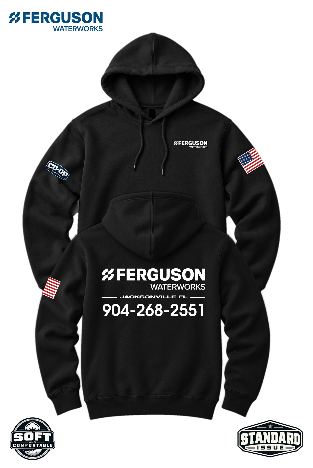 Your Location Hooded Sweatshirt - Ferguson Waterworks