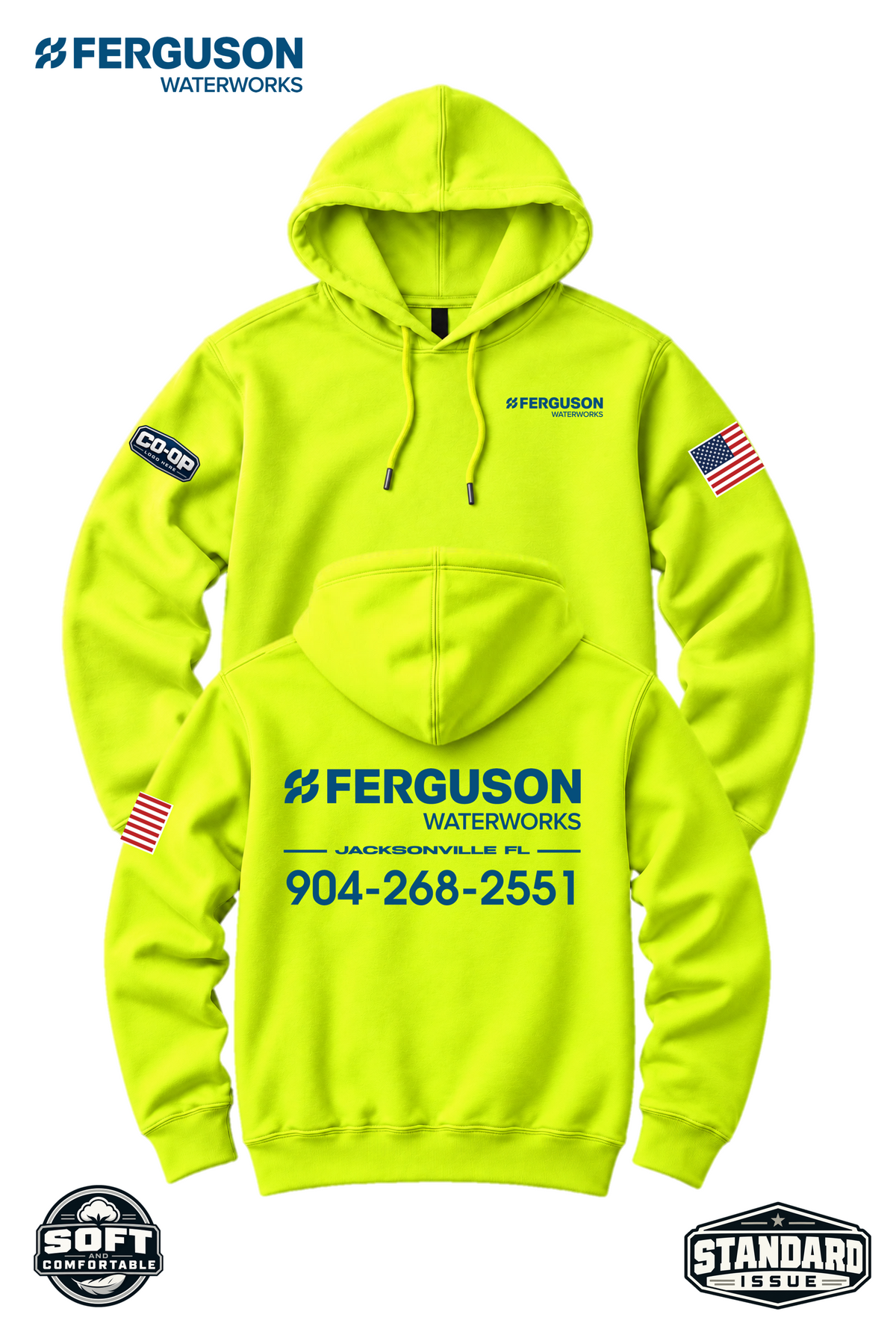 Your Location Hooded Sweatshirt - Ferguson Waterworks