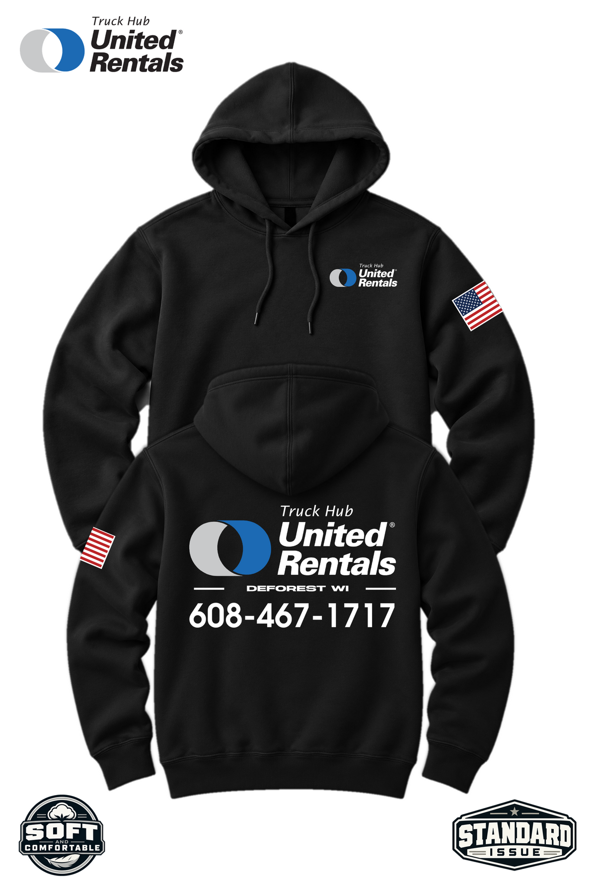 YoUR Location Hooded Sweatshirt - Truck Hub UR