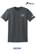 Gildan® DryBlend® 50 Cotton/50 Poly T-Shirt - DARK HEATHER Salute to Service