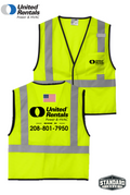 CornerStone® ANSI 107 Class 2 Economy Mesh One-Pocket Vest - Power & HVAC UR