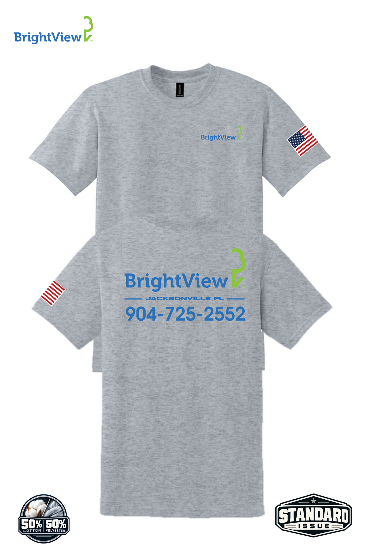 Your Location Core Blend Tee - BrightView