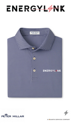 Peter Millar Men's Collegiate Border Performance Jersey Polo - Self Collar - EnergyLink