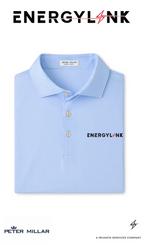 Peter Millar Men's Collegiate Border Performance Jersey Polo - Self Collar - EnergyLink