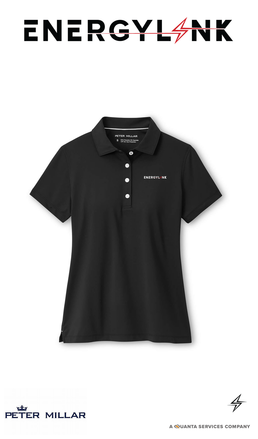 Peter Millar Women's Short-Sleeve Button Polo - EnergyLink