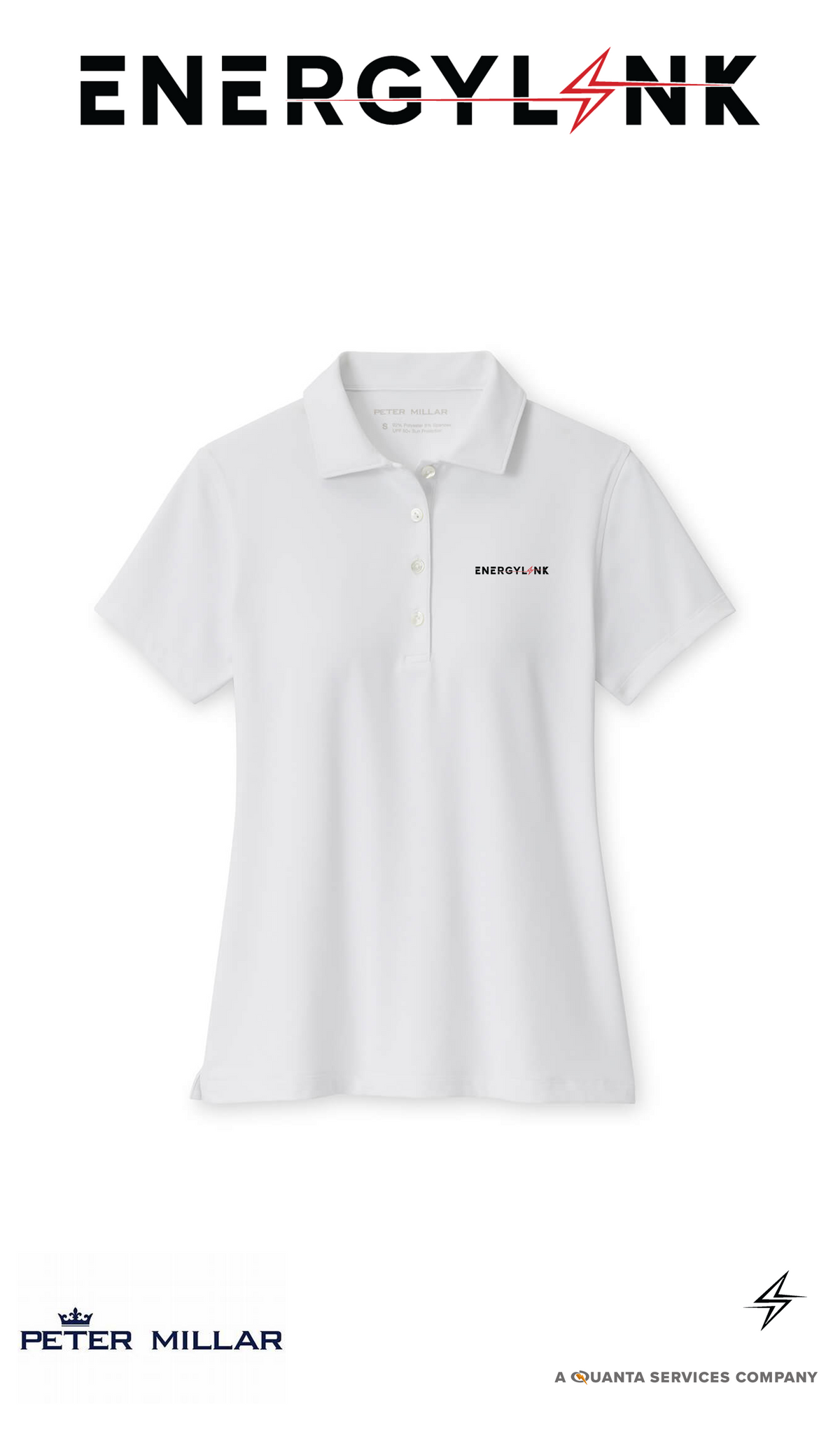 Peter Millar Women's Short-Sleeve Button Polo - EnergyLink