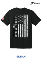 Gildan® DryBlend® 50 Cotton/50 Poly T-Shirt - BLACK OPS Salute to Service