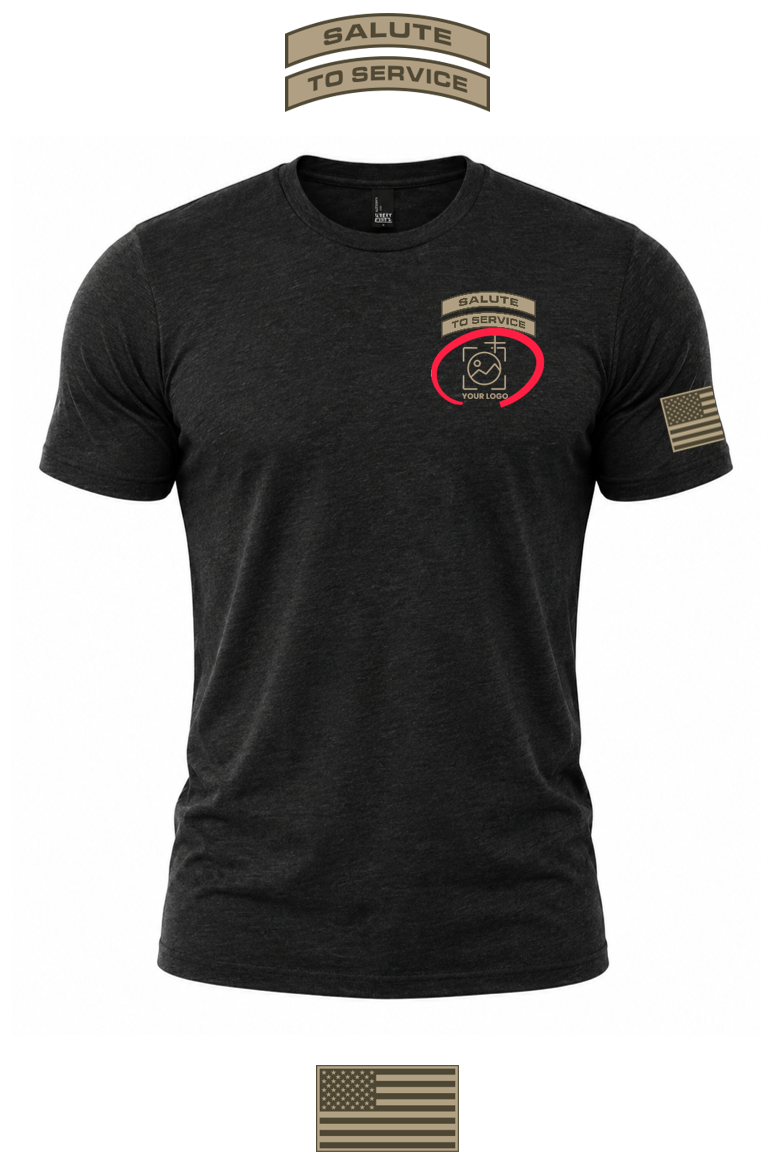 Salute to Service Perfect Blend Tee + YOUR LOGO