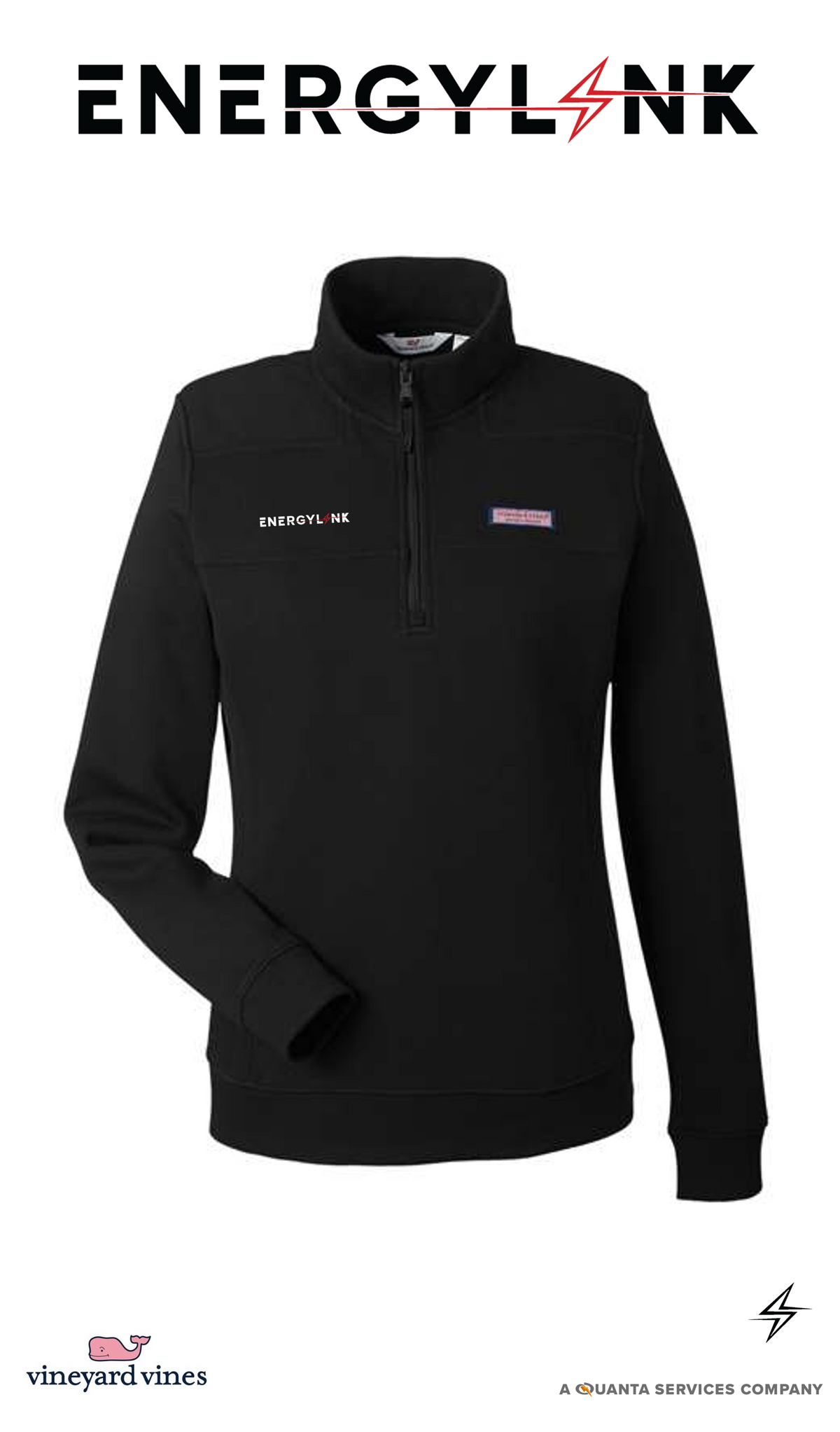 vineyard vines Women’s Collegiate Shep Quarter-Zip Sweatshirt - EnergyLink