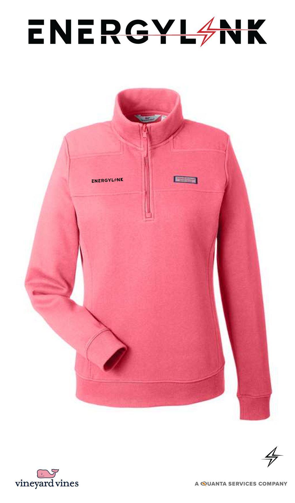 vineyard vines Women’s Collegiate Shep Quarter-Zip Sweatshirt - EnergyLink