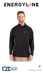 Cutter & Buck Prospect Recycled Featherlight Stretch Mens Quarter Zip - EnergyLink
