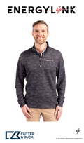 Cutter & Buck Traverse Recycled Smooth Stretch Mens Camo Quarter Zip Pullover - EnergyLink