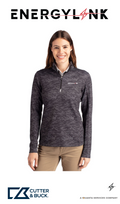 Cutter & Buck Traverse Recycled Smooth Stretch Womens Camo Quarter Zip Pullover - EnergyLink