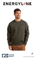 Cutter & Buck Roam Recycled Buttery-Soft Knit Mens Crew Neck Pullover - EnergyLink