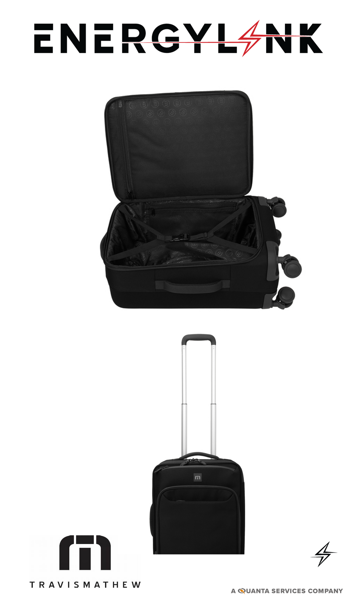 TravisMathew Quad Carry-On Spinner - EnergyLink