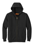 Heavyweight Full-Zip Hooded Sweatshirt with Thermal Lining + YOUR LOGO