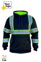 SS360º Stealth Basic - Black - Type-O - Reflective Safety Hoodie