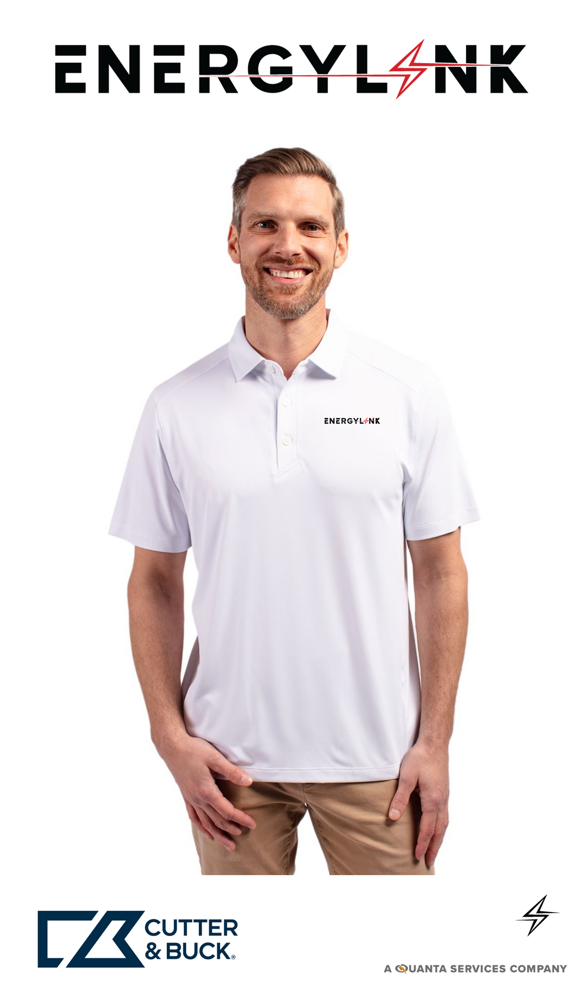 Cutter & Buck Forge Recycled Four-Way Stretch Mens Polo - EnergyLink