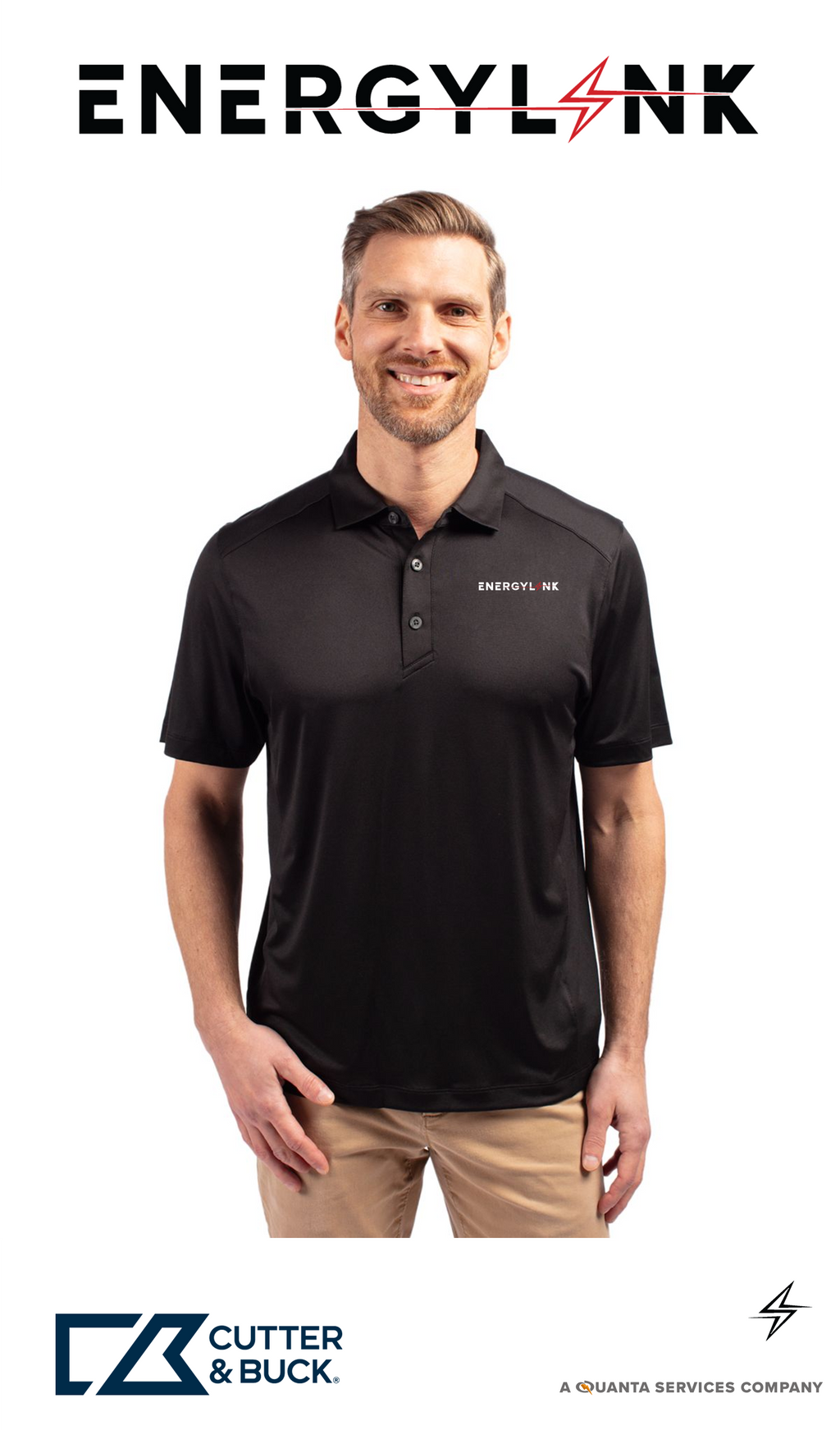 Cutter & Buck Forge Recycled Four-Way Stretch Mens Polo - EnergyLink