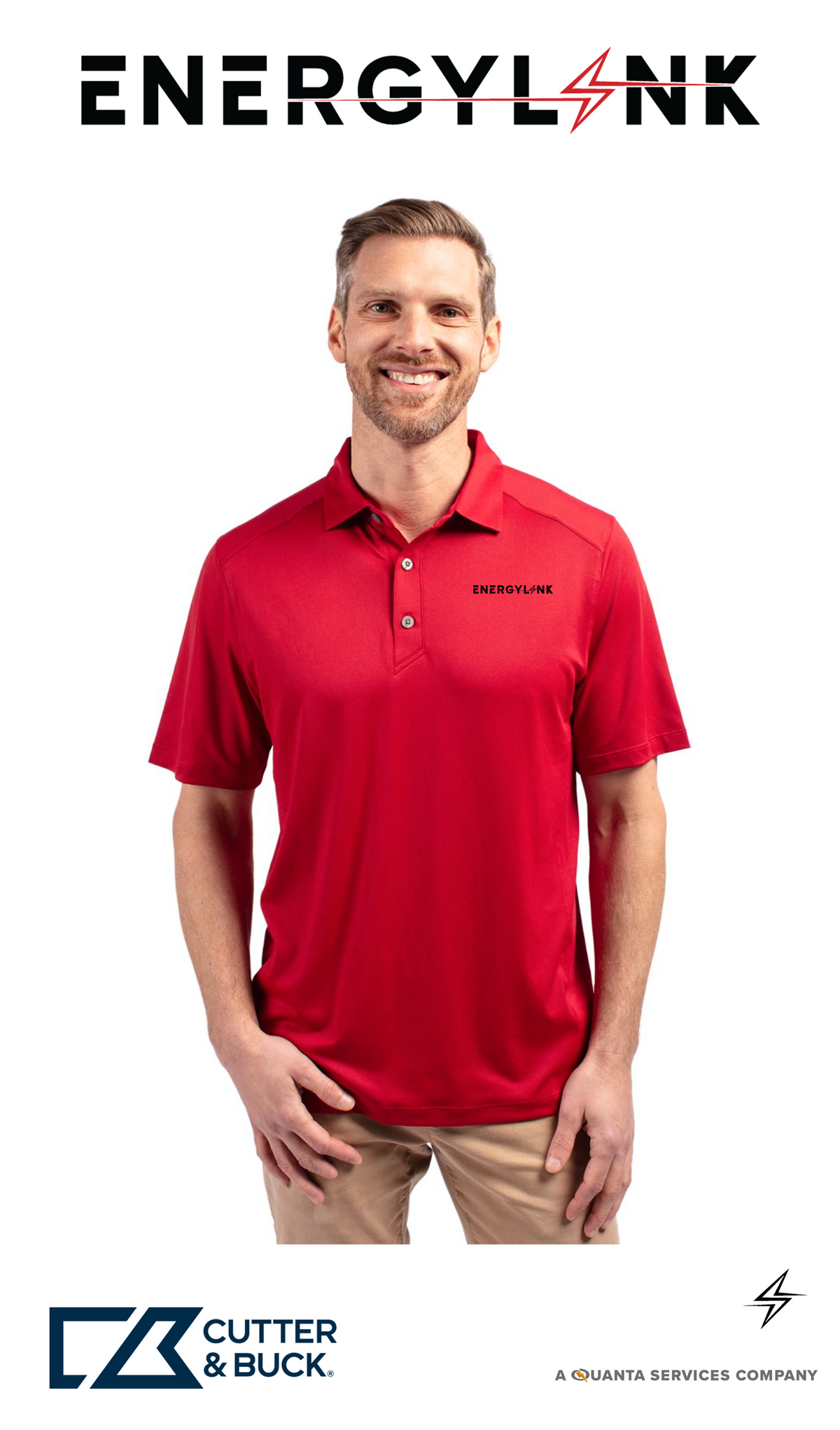 Cutter & Buck Forge Recycled Four-Way Stretch Mens Polo - EnergyLink