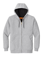 Heavyweight Full-Zip Hooded Sweatshirt with Thermal Lining + YOUR LOGO