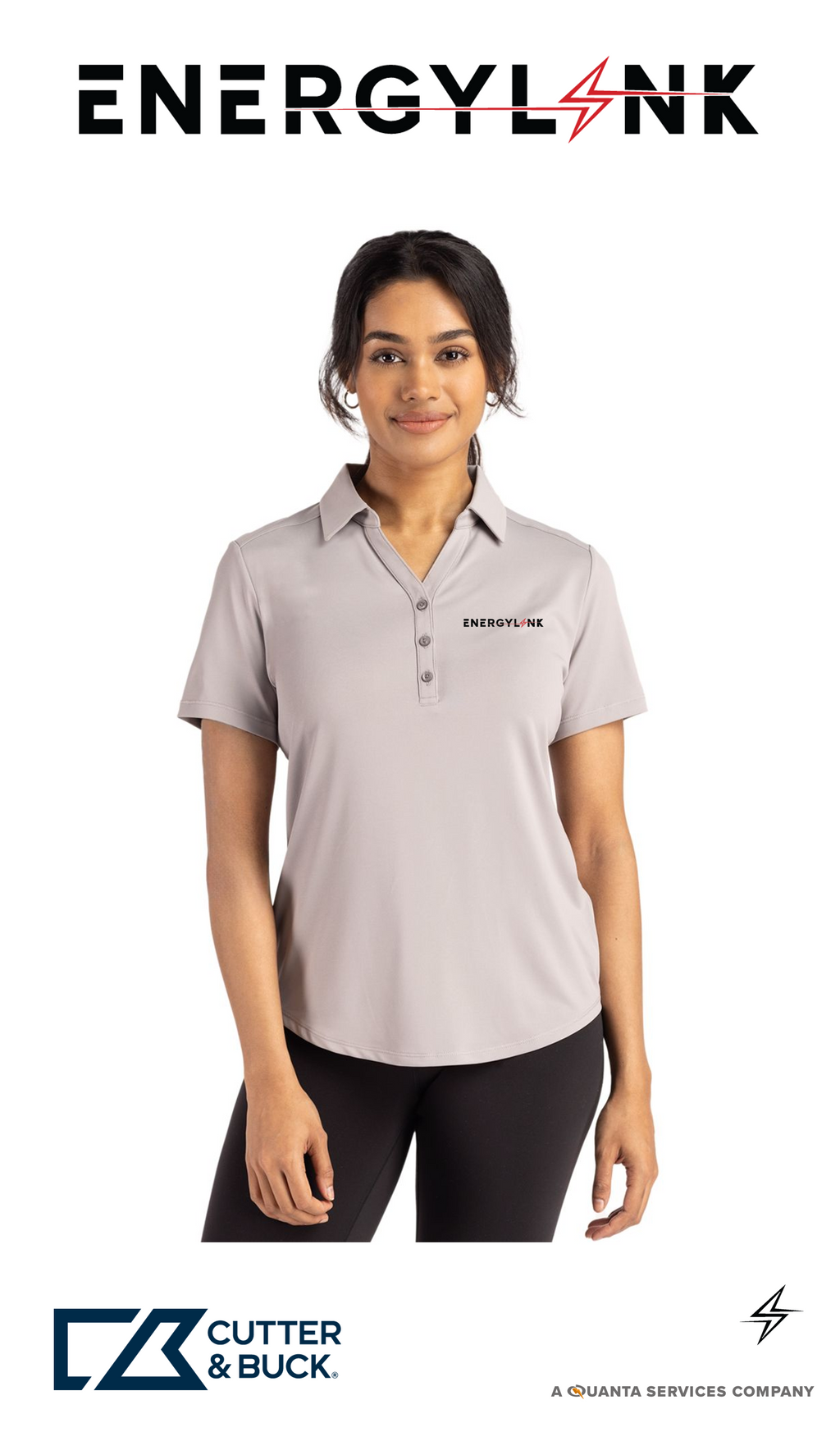 Cutter & Buck Forge Recycled Four-Way Stretch Womens Polo - EnergyLink