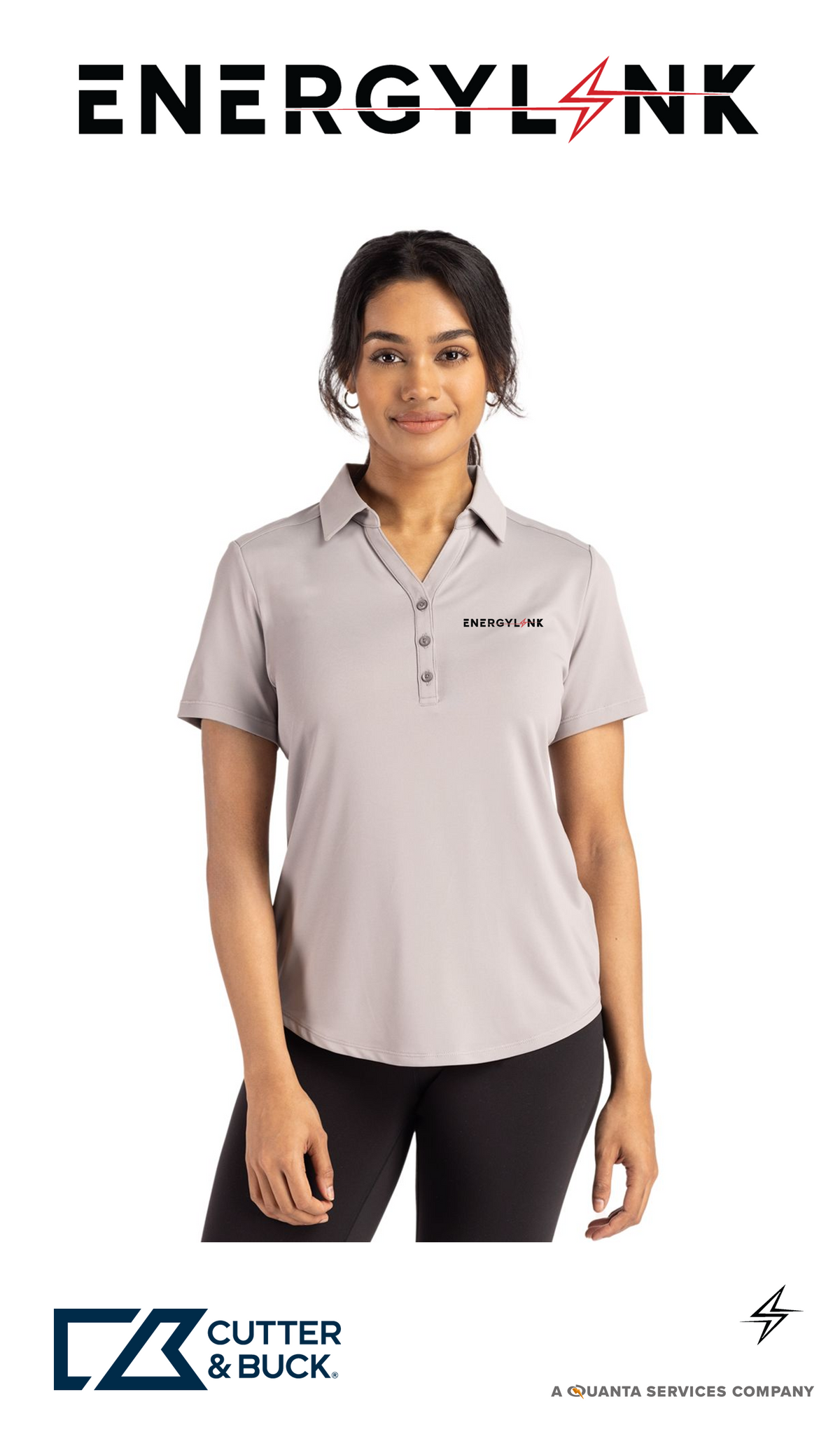 Cutter & Buck Forge Recycled Four-Way Stretch Womens Polo - EnergyLink