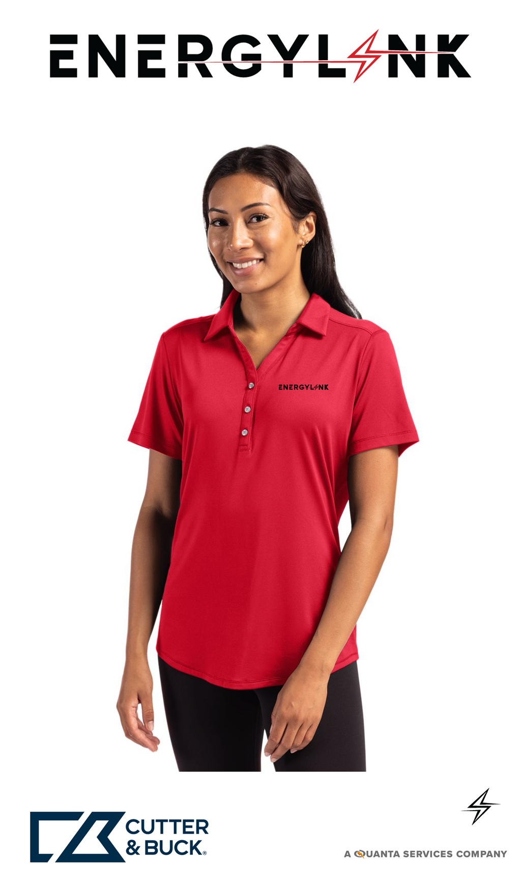 Cutter & Buck Forge Recycled Four-Way Stretch Womens Polo - EnergyLink