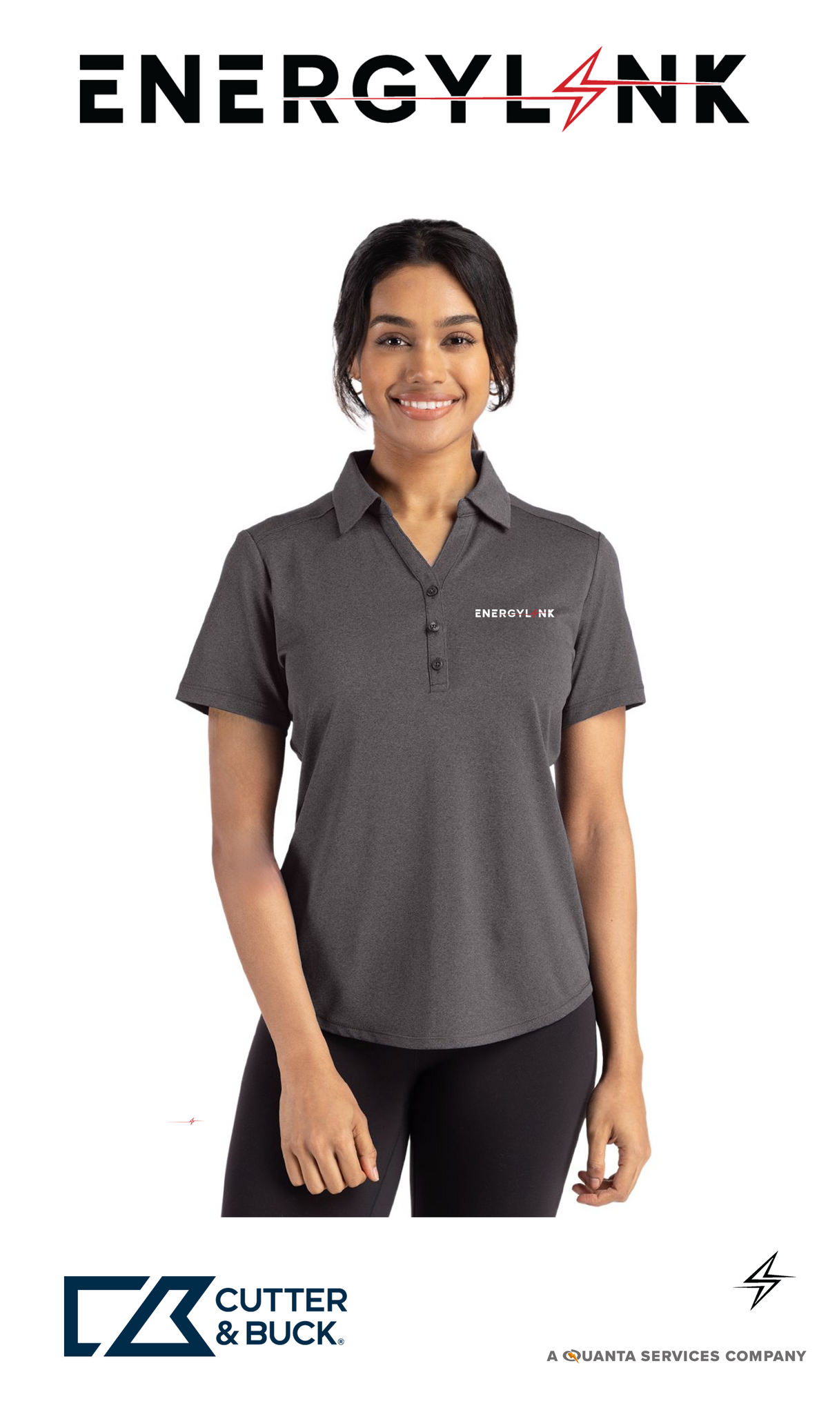 Cutter & Buck Forge Recycled Four-Way Stretch Womens Polo - EnergyLink