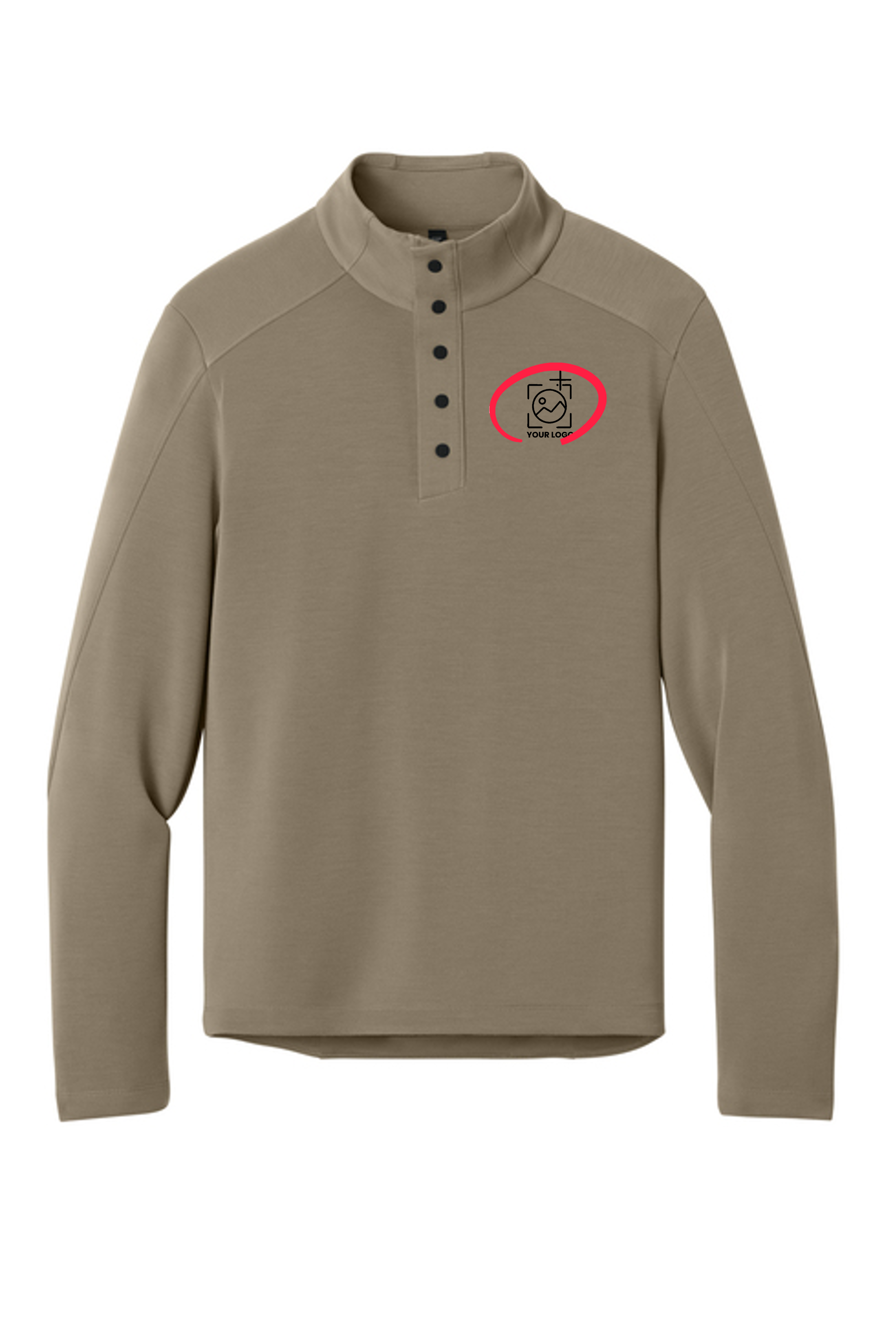 MiiR® Kumo 1/4-Snap Pullover + YOUR LOGO