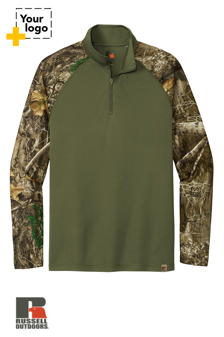 Russell Outdoors™ Realtree® Colorblock Performance 1/4-Zip – Pierce