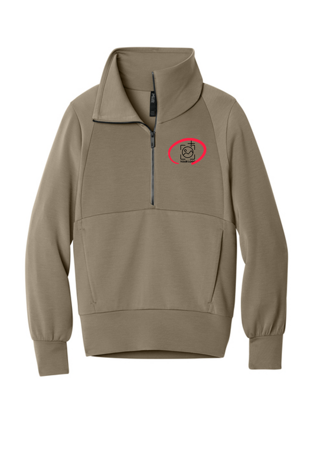 Women's MiiR® Kumo 1/4-Snap Pullover + YOUR LOGO
