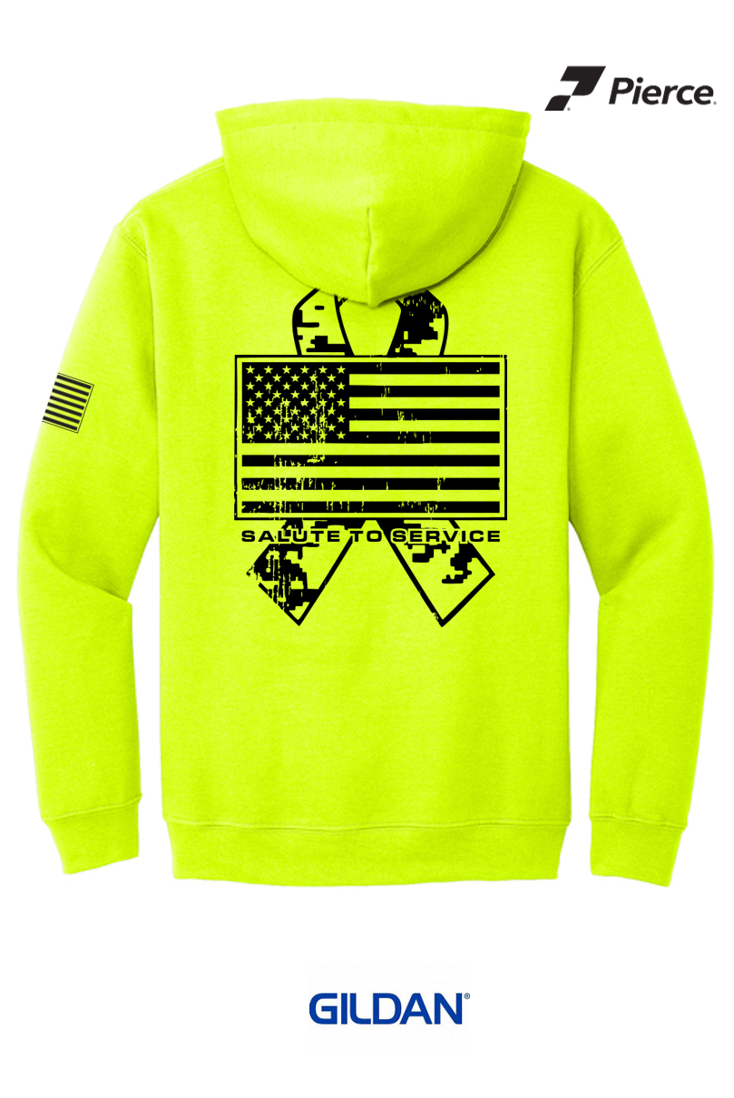 Gildan® Heavy Blend™ Hooded Sweatshirt - Safety Salute to Service