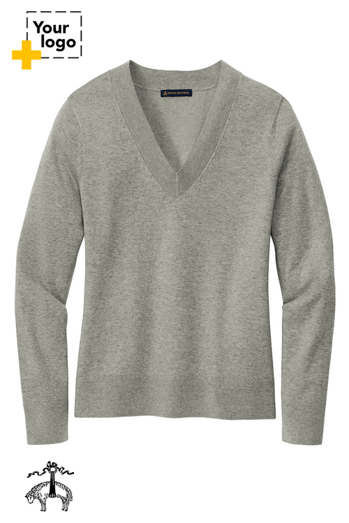 Brooks Brothers® Women’s Cotton Stretch V-Neck Sweater