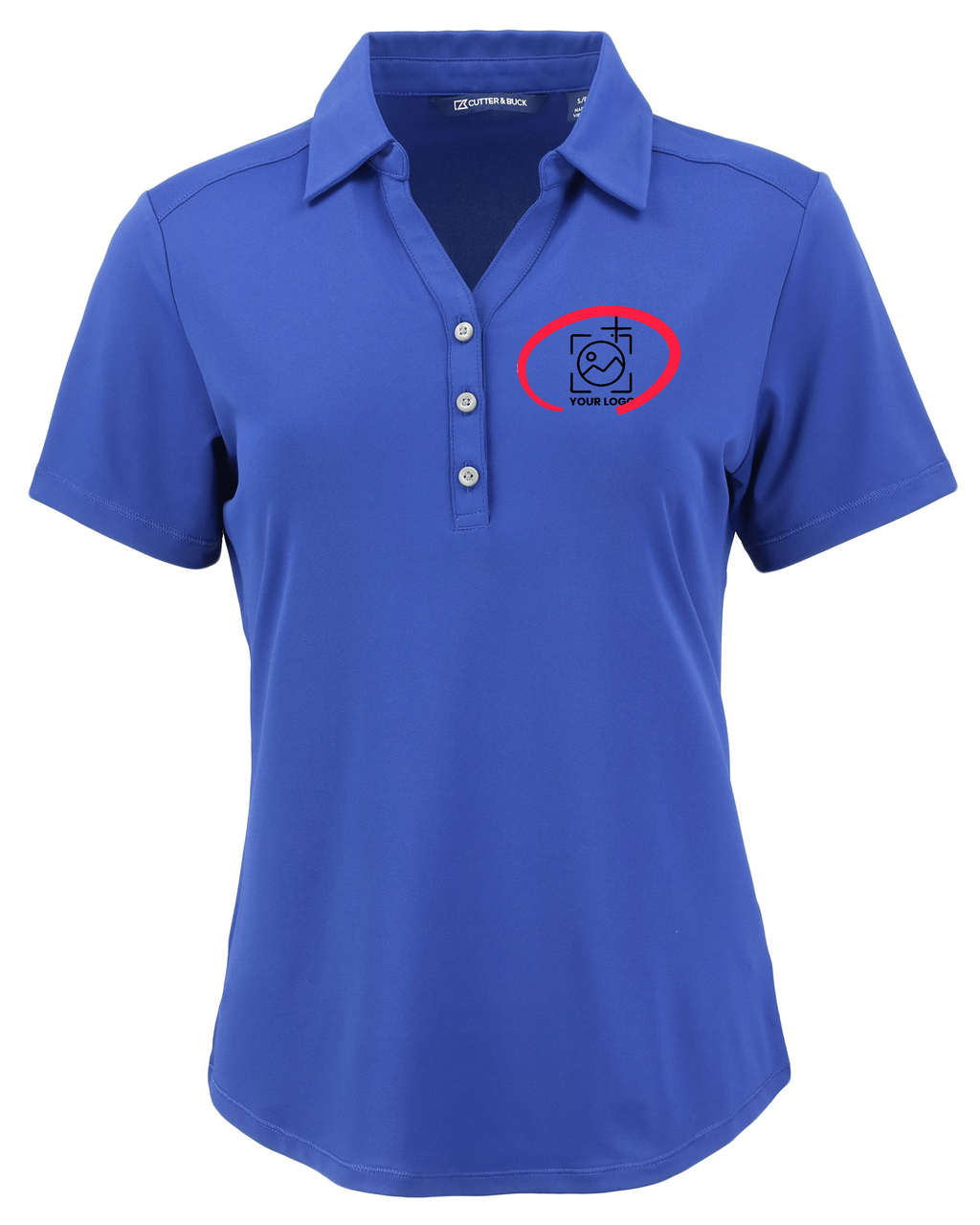 Cutter & Buck Forge Recycled Four-Way Stretch Women's Polo + YOUR LOGO