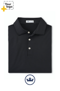 Peter Millar Men's Solid Performance Polo - Self Collar